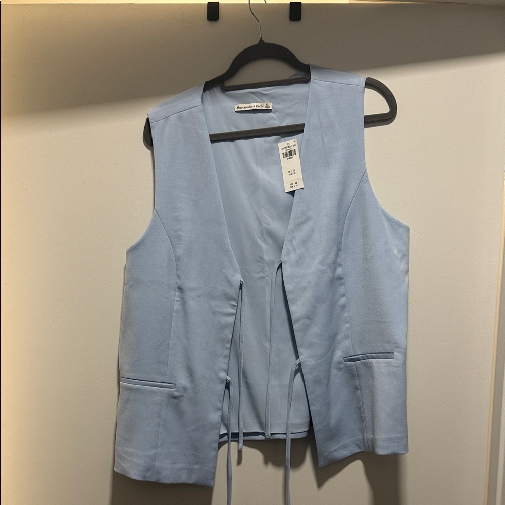 Ambercrombie Light Blue Sleeveless Vest